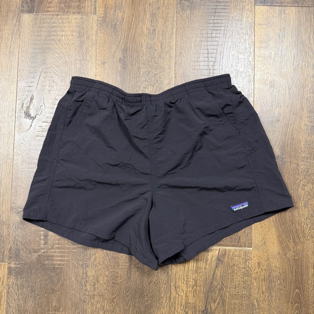 Patagonia Baggies Shorts Mens Large Black Recycled Nylon Lined